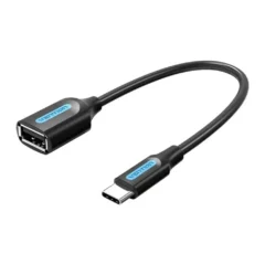 VENTION CONVERSOR CCSBB USB TIPO-C/M - USB HEMBRA 15CM NEGRO