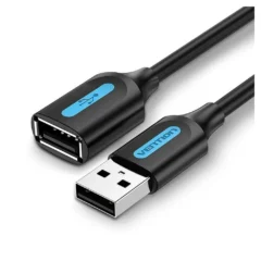 VENTION CABLE ALARGADOR USB 2.0 CBIBI USB MACHO - USB HEMBRA 3M NEGRO