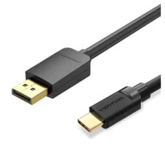 VENTION CABLE CONVERSOR CGYBH USB TIPO-C MACHO - DISPLAYPORT MACHO 1M NEGRO