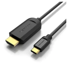 VENTION CABLE CONVERSOR HDMI 1.4 4K CGUBG USB TIPO-C MACHO - HDMI MACHO 1.5M NEGRO