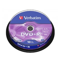 VERBATIM DVD+R ADVANCED AZO 16X TARRINA-10UDS