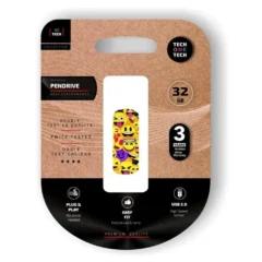 TECH ONE TECH PENDRIVE 32GB EMOJI COLLAGE USB 2.0