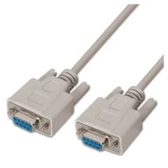 AISENS A112-0066 DB9/H - DB9/H 1.8M CABLE RS232 BEIGE
