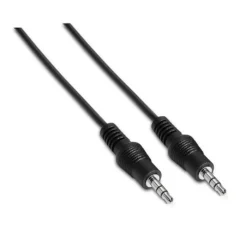 AISENS A128-0141 JACK 3.5 MACHO - JACK 3.5 MACHO 30CM NEGRO