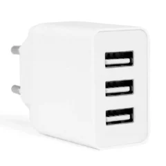 ORBEGOZO CARGADOR DE PARED EN 1100 3XUSB 3.4A