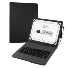 SUBBLIM KEYTAB PRO USB CON TECLADO PARA TABLETS DE 10.1"-11" NEGRA