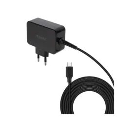TOOQ CARGADOR TQLC-USBCGAN65PD USB TIPO-C 65W AUTOMATICO VOLTAJE 5-20V