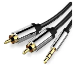 VENTION BCFBF JACK 3.5 MACHO - 2X RCA MACHO 1M NEGRO