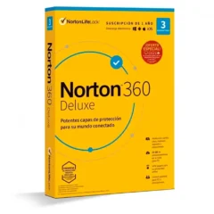 Norton 360 Deluxe 25GB ES 1Usuario 3 Dispositivos 1Año