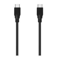 AISENS CABLE USB 3.2 TIPO-C A107-0701 20GBPS 5A 100W USB TIPO-C M - USB TIPO-C M 60CM NEGRO