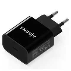 AISENS CARGADOR DE PARED A110-0538 1XUSB TIPO-C PD3.0 20W NEGRO