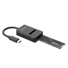 AISENS DOCK USB TIPO-C PARA SSD M2 SATA/NVME NGFF ASUC-M2D011-BK NEGRO