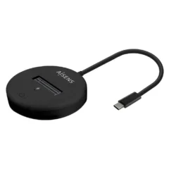 AISENS DOCK USB TIPO-C PARA SSD M2 SATA/NVME NGFF ASUC-M2D013-BK NEGRO