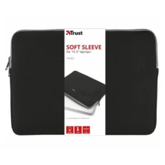 TRUST FUNDA PRIMO SOFT SLEEVE PARA PORTATILES HASTA 13.3" NEGRA