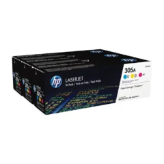 HP TONER CE411A/CE412A/CE413A PACK 3 CARTUCHOS - 305A