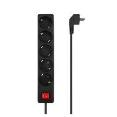 AISENS A154-0652 REGLETA 5 TOMAS 1.4M NEGRO