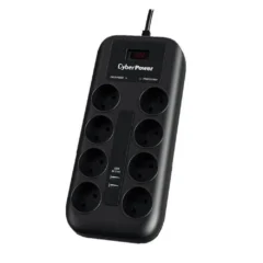 CYBERPOWER P0820SUD0-DE REGLETA 8 TOMAS 2 USB 1.8M NEGRA