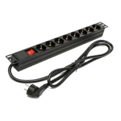 PHASAK BNS 1518 REGLETA 8 TOMAS 1.5M NEGRO
