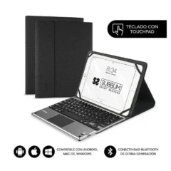 SUBBLIM KEYTAB PRO BT TOUCHPAD FUNDA TABLETS DE 10.1"-10.8" NEGRA