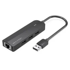 VENTION CHPBB DOCKING USB 2.0 3XUSB 1XMICRO USB 1XRJ45 NEGRO