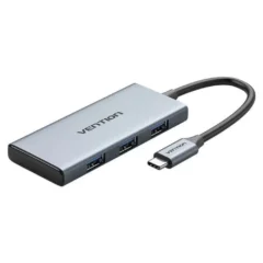 VENTION TOOHB 1XHDMI 3XUSB 1XLECTOR TARJETAS SD Y MICROSD GRIS