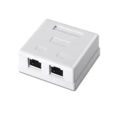 AISENS A139-0304 ROSETA DE SUPERFICIE CAT.6 2 TOMAS