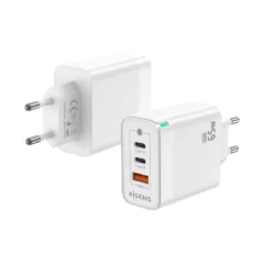 AISENS ASCH-65W3P007-W CARGADOR 2XUSB TIPO-C 1X USB 65W