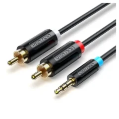 VENTION BCLBI JACK 3.5 MACHO - 2X RCA MACHO 3M NEGRO