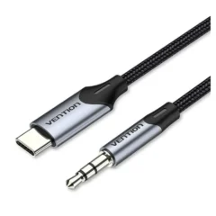 VENTION BGKHF USB TIPO-C MACHO - JACK 3.5 MACHO 1M GRIS