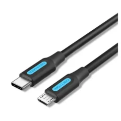 VENTION COVBH USB TIPO-C MACHO - MICROUSB MACHO 2M NEGRO