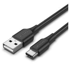 VENTION CTHBC USB TIPO-C MACHO - USB MACHO 25CM NEGRO