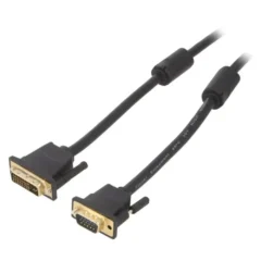 VENTION EACBI CONVERSOR DVI MACHO - VGA MACHO 3M NEGRO