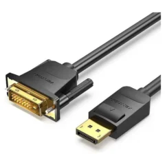 VENTION HAFBG CONVERSOR DP MACHO - DVI MACHO 1.5M NEGRO