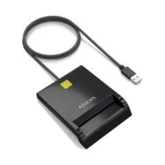 AISENS ASCR-SN06-BK LECTOR DE DNI Y TARJETAS NEGRO