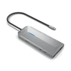 AISENS ASUC-12P005-GR 2XHDMI 3XUSB 2XUSB TIPO-C 1XRJ45 1XAUDIO 1XLECTOR TARJETAS 1X JACK 1XUSB TIPO-C PD GRIS
