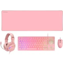 Mars Gaming MCP-RGB3P Teclado + Ratón + Alfombrilla y Auric.