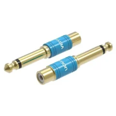 VENTION VDD-C03 ADAPTADOR RCA HEMBRA - JACK 6.5 MACHO AZUL