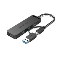 VENTION CHTBB HUB USB 3.0 Y TIPO-C 4XUSB
