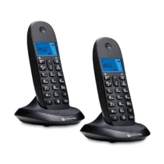 MOTOROLA C1002 CB+ TELEFONO DECT NEGRO DUO