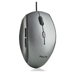 NGS Moth Gray Ratón Ergonómico 1600 DPI Gris