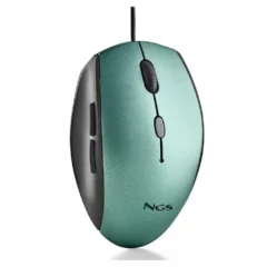 NGS Moth Ice Ratón Ergonómico 1600 DPI Verde Hielo