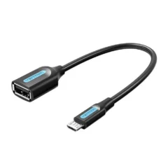 Vention CCUBB MicroUSB Macho - USB Hembra 15cm Negro