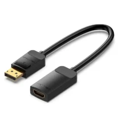 Vention HBZBB DisplayPort Macho - HDMI 4K Hembra 15cm Negro