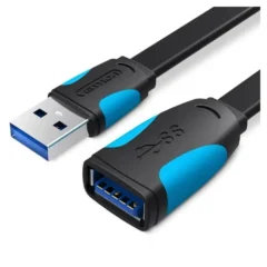 Vention VAS-A13-B150 USB 3.0 Macho - USB Hembra 1.5m Negro y Azul