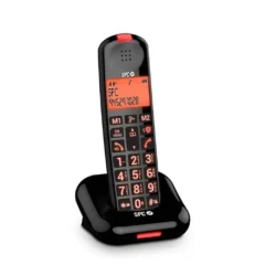 SPC 7612N Telefono Inalambrico Comfort Kairo Negro
