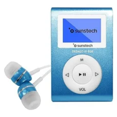 Sunstech Dedalo III Reproductor MP3 8GB Radio FM Azul