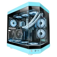 Mars Gaming MC-3T Caja Semitorre Azul