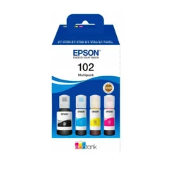Epson 102 Pack Botellas 4 Colores Tinta Inkjet