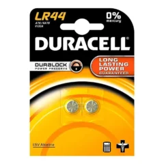 DURACELL PILA BOTON ALCALINA LR44 1,5V BLISTER*2