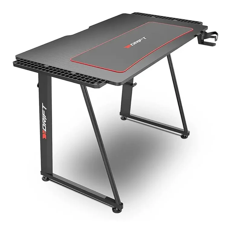 Drift DZ75 Mesa Gaming Alfombrilla XXL Negro y Rojo